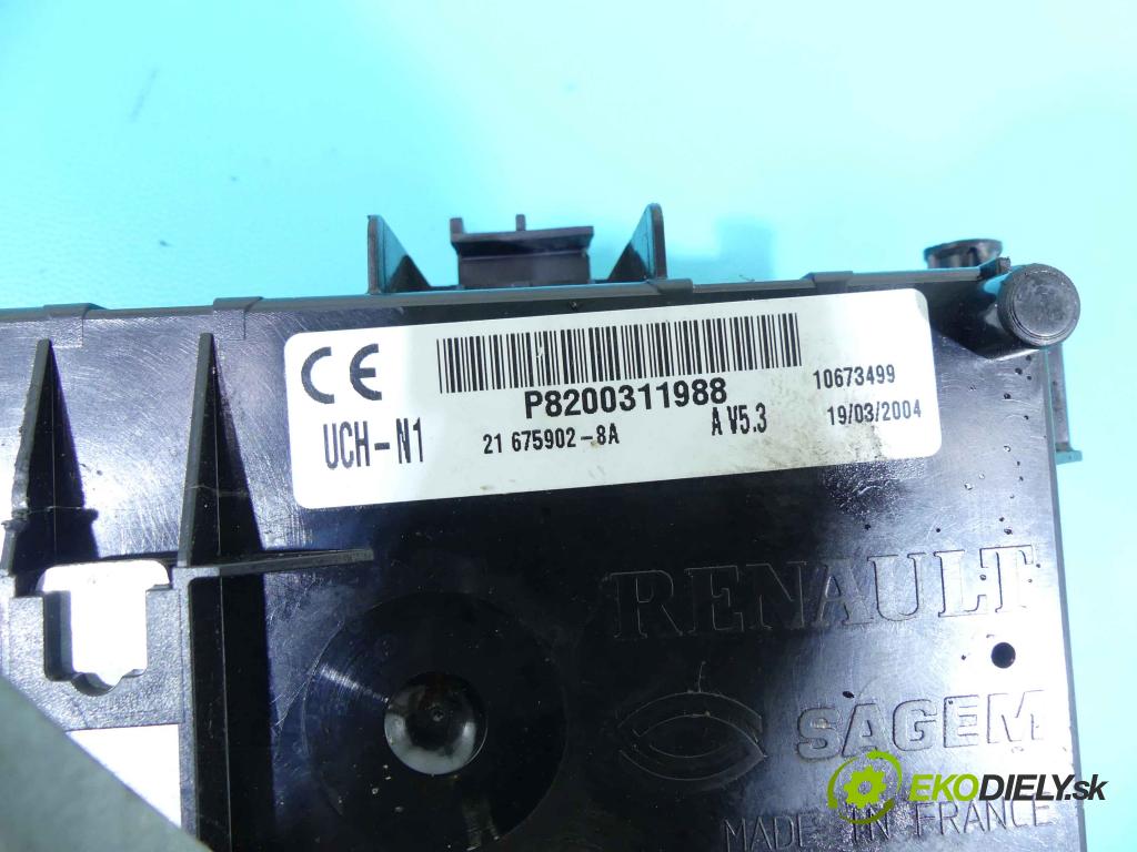 Renault Clio II 1998-2012 1.5 dci 65 HP manual 48 kW 1461 cm3 3- modul riadiaca jednotka 8200311988 (Ostatné)