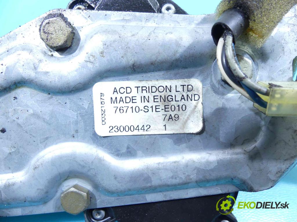 Honda Civic VI 1995-2001 1.4 16V 90 hp manual 66 kW 1396 cm3 5- motor stěrače zadní 76710-S1E-E010