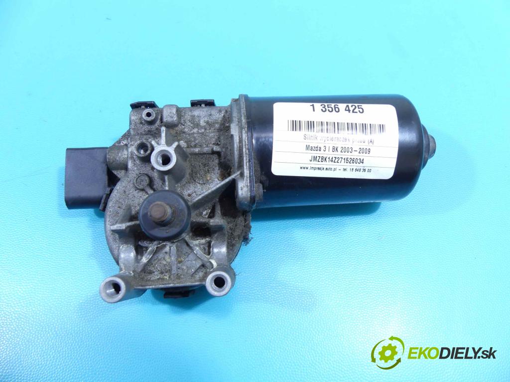 Mazda 3 I BK 2003-2009 1.6 16v 105 hp manual 77 kW 1598 cm3 5- motor stěračů přední