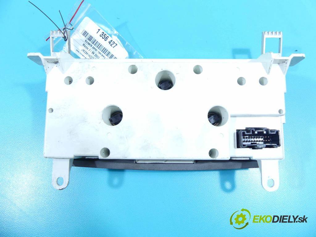 Mazda 3 I BK 2003-2009 1.6 16v 105 HP manual 77 kW 1598 cm3 5- panel kúrenia BS3L