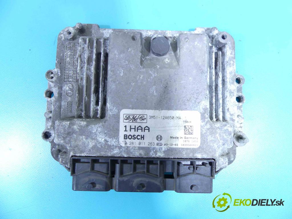 Ford C-Max I 2003-2010 1.6 tdci 109 hp manual 80 kW 1560 cm3 5- řídící jednotka motoru 3M51-12A650-MA