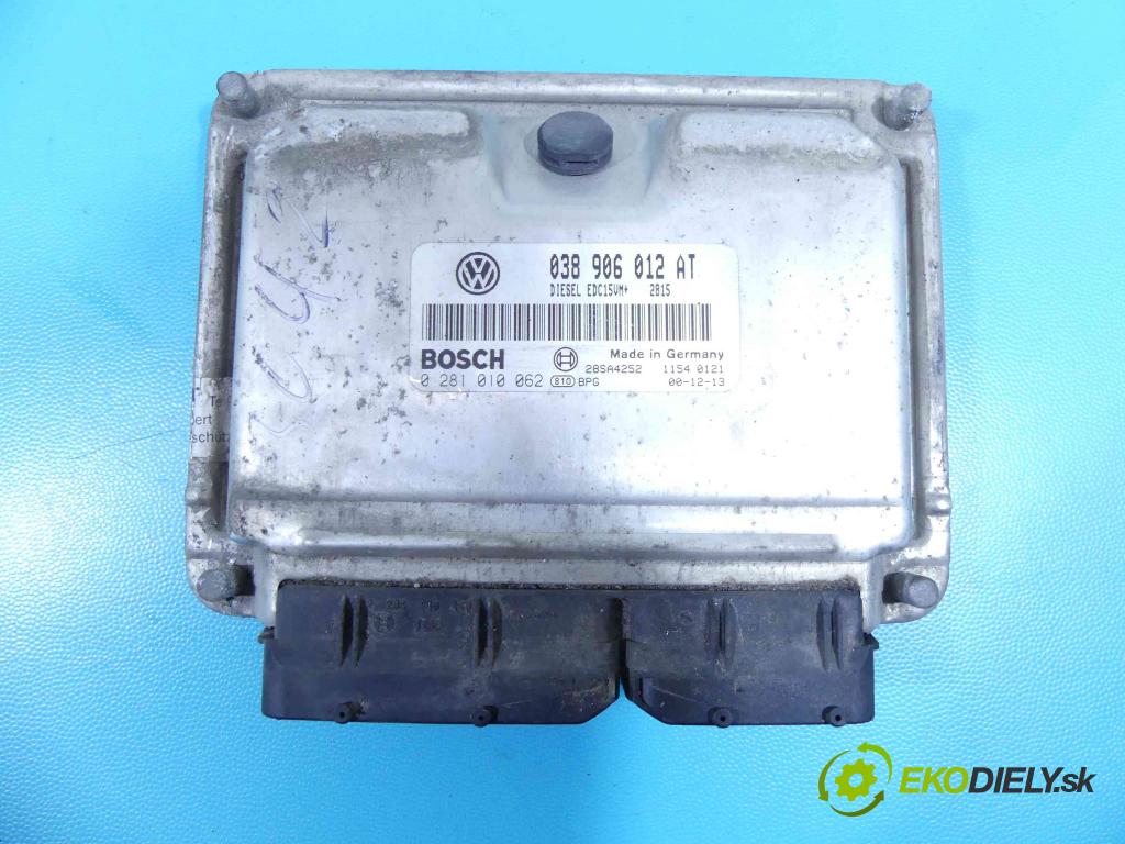 Seat Leon I 1999-2005 1.9 tdi 110 hp manual 81 kW 1896 cm3 5- řídící jednotka motoru 0281010062