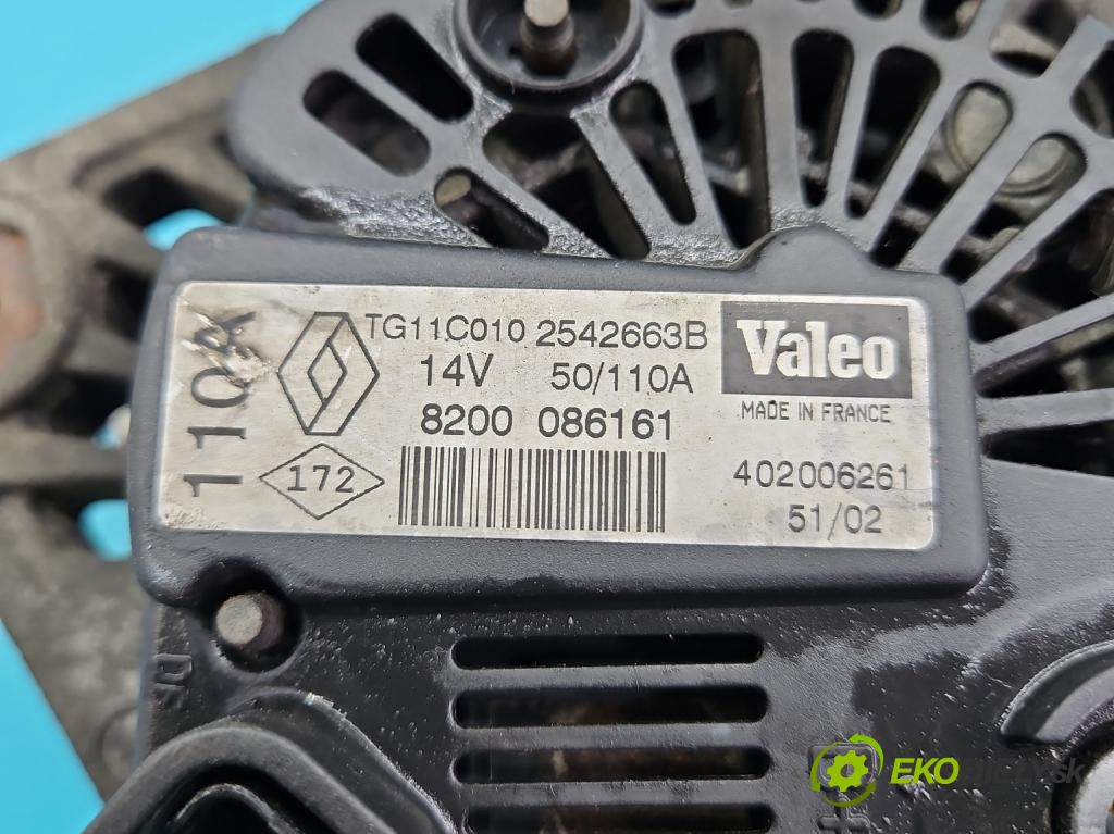 Renault Megane II 2003-2008 2.0 16v 135 hp manual 99 kW 1998 cm3 5- Alternator TG11C010 (Alternátory)