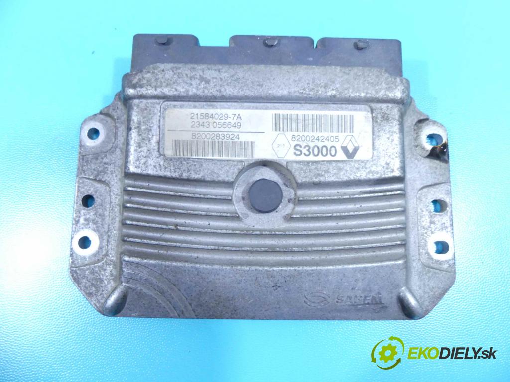 Renault Megane II 2003-2008 2.0 16v 135 hp manual 99 kW 1998 cm3 5- řídící jednotka motoru 8200283924