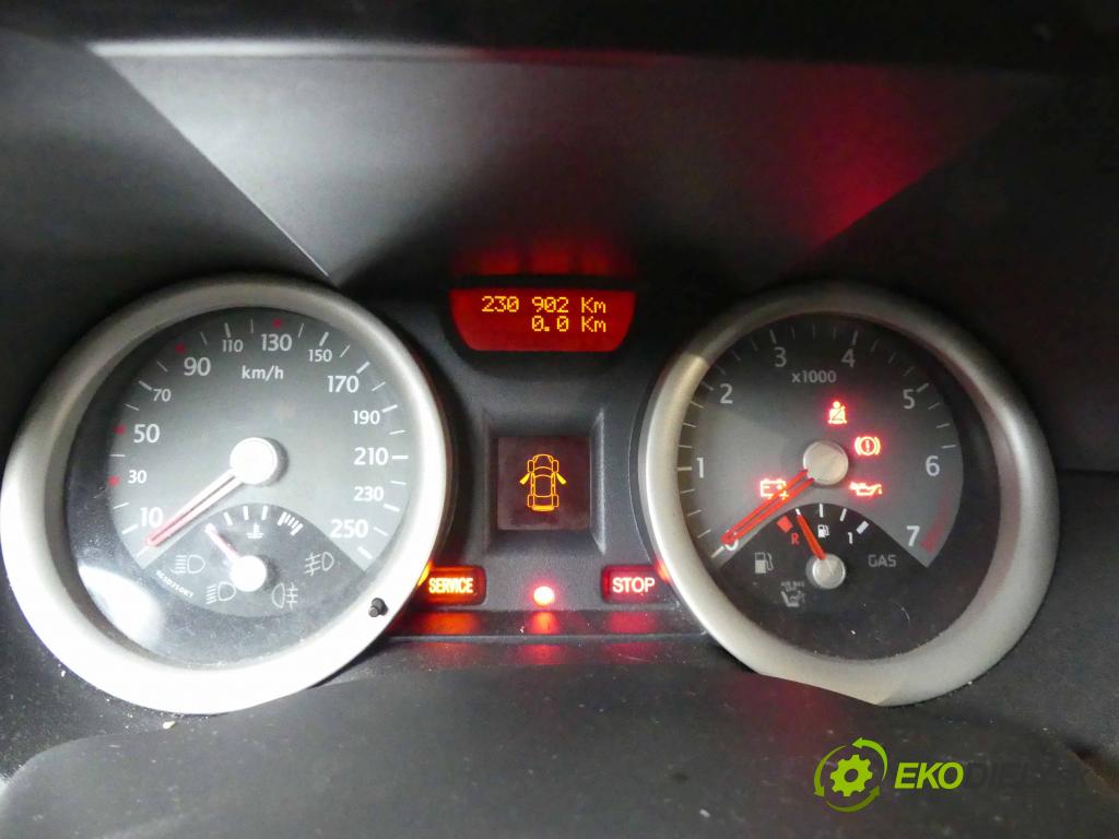 Renault Megane II 2003-2008 2.0 16v 135 HP manual 99 kW 1998 cm3 5- prístrojovka/ budíky 8200292076 (Prístrojové dosky, displeje)
