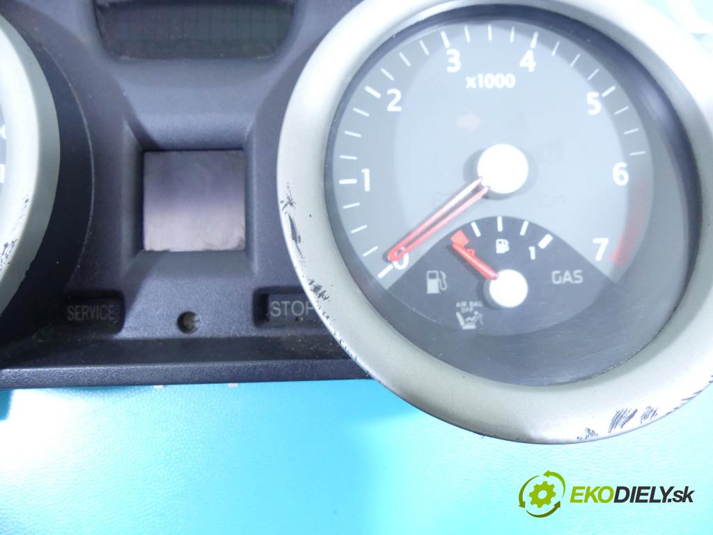 Renault Megane II 2003-2008 2.0 16v 135 HP manual 99 kW 1998 cm3 5- prístrojovka/ budíky 8200292076 (Prístrojové dosky, displeje)