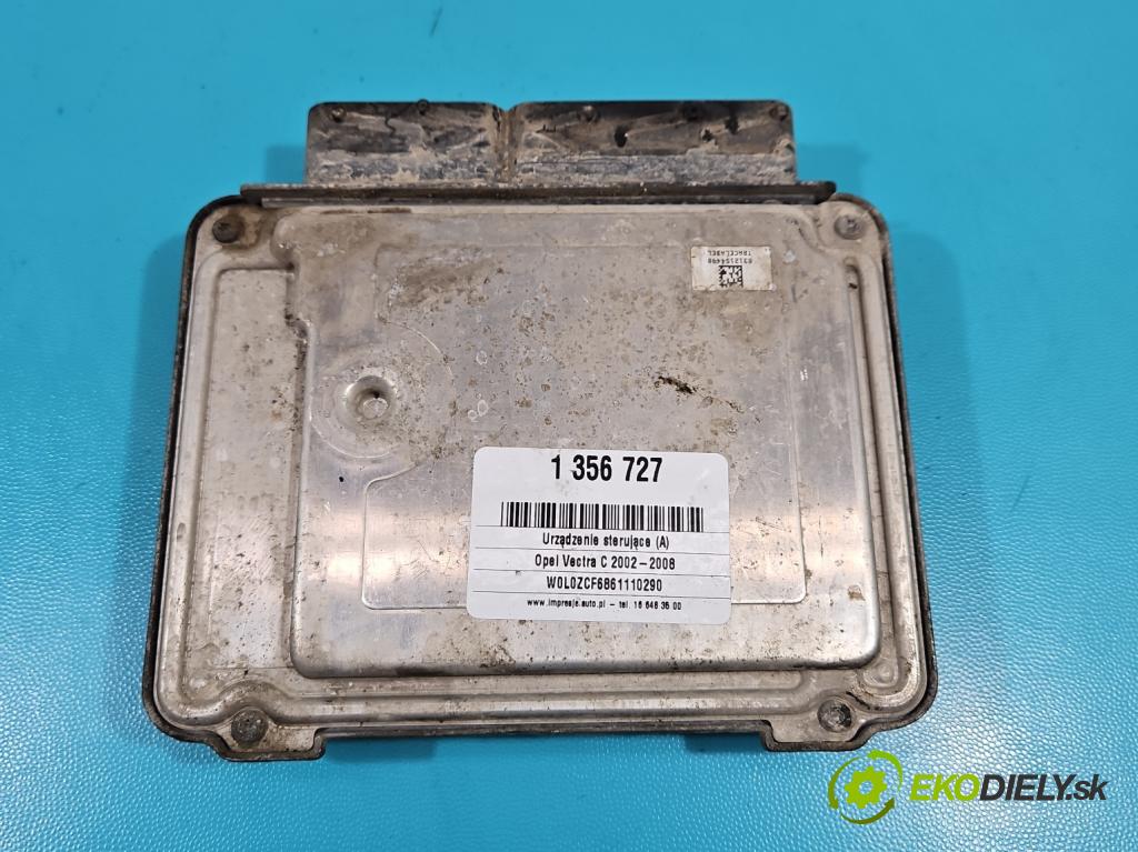 Opel Vectra C 2002-2008 1.9 cdti 120 hp manual 88 kW 1910 cm3 5- řídící jednotka motoru 0281013408