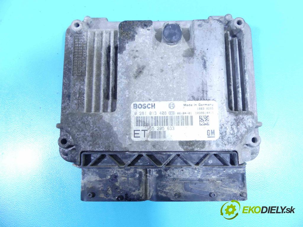 Opel Vectra C 2002-2008 1.9 cdti 120 hp manual 88 kW 1910 cm3 5- řídící jednotka motoru 0281013408