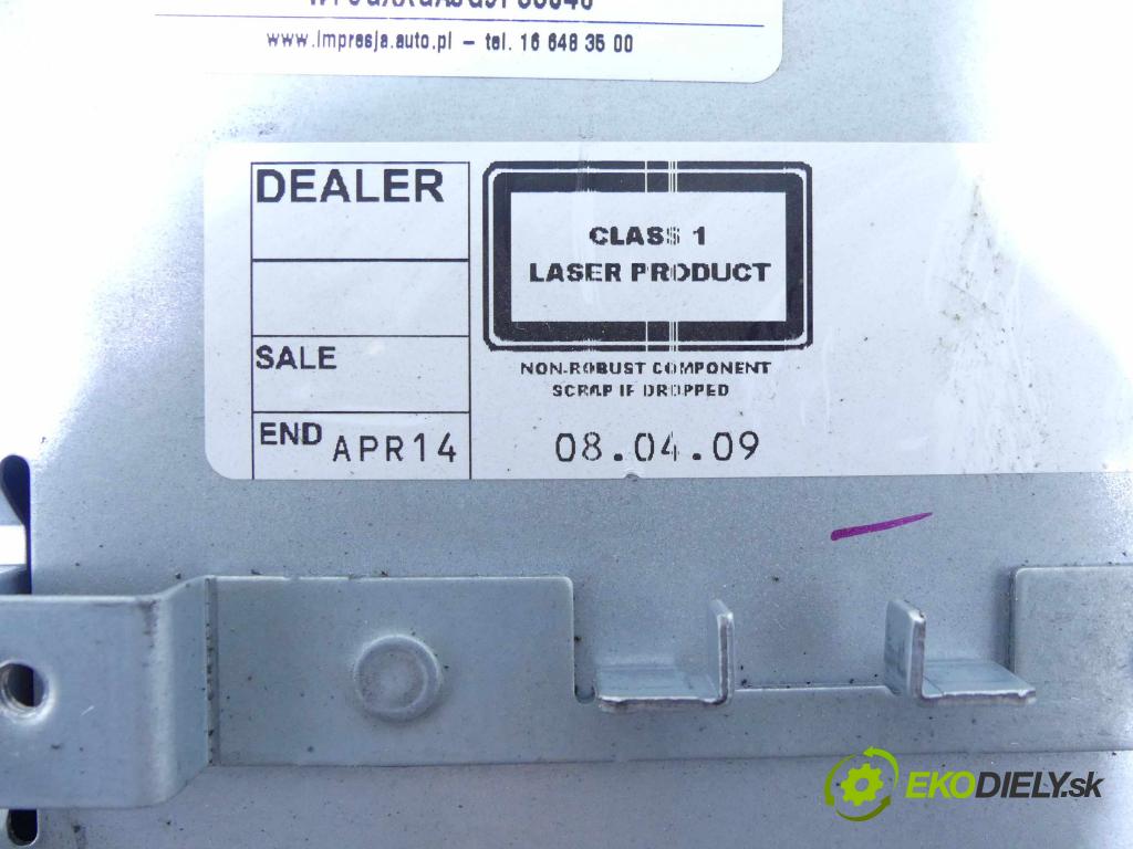 Ford Fiesta Mk7 2008-2017 1.2 16v 82 HP manual 60 kW 1242 cm3 3- Radio originál 8A6T-18C815-BN