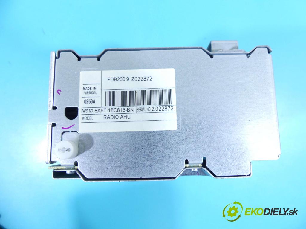 Ford Fiesta Mk7 2008-2017 1.2 16v 82 HP manual 60 kW 1242 cm3 3- Radio originál 8A6T-18C815-BN
