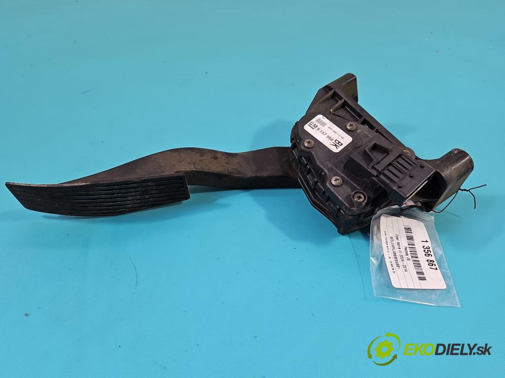 Opel Astra III 2004-2014 1,3.0 cdti 90 HP manual 66 kW 1248 cm3 5- pedále 9157998BK (Pedále)
