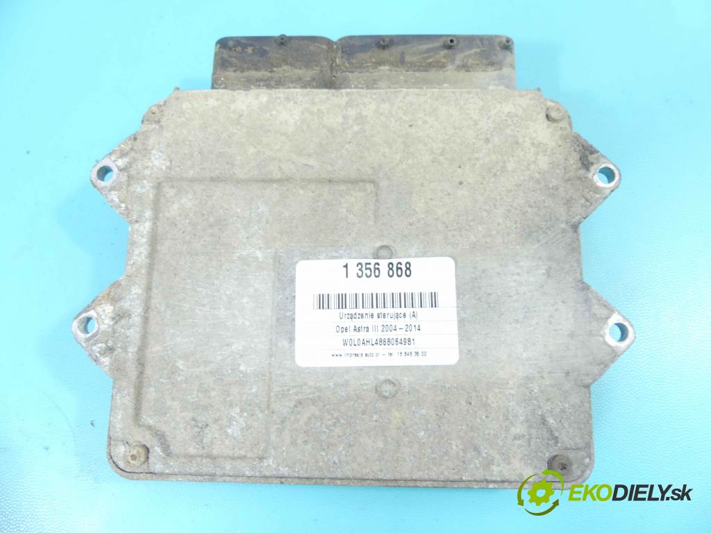 Opel Astra III 2004-2014 1,3.0 cdti 90 hp manual 66 kW 1248 cm3 5- řídící jednotka motoru 55202542