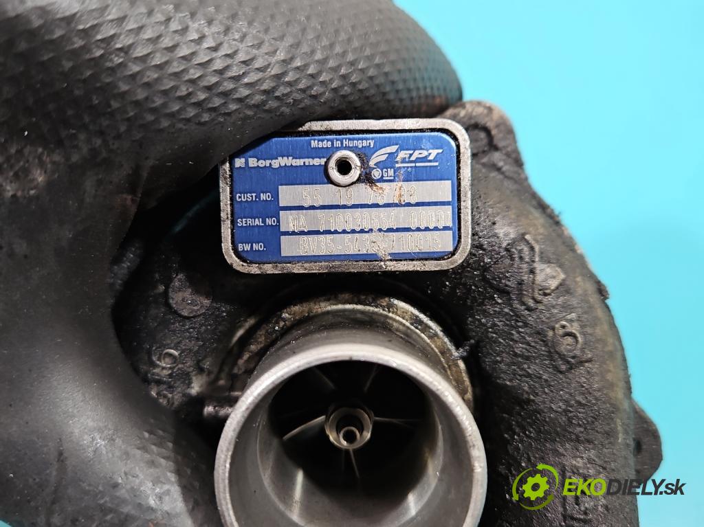 Opel Astra III 2004-2014 1,3.0 cdti 90 hp manual 66 kW 1248 cm3 5- Turbodmychadlo 54359710015 (Turbodúchadla (kompletní))