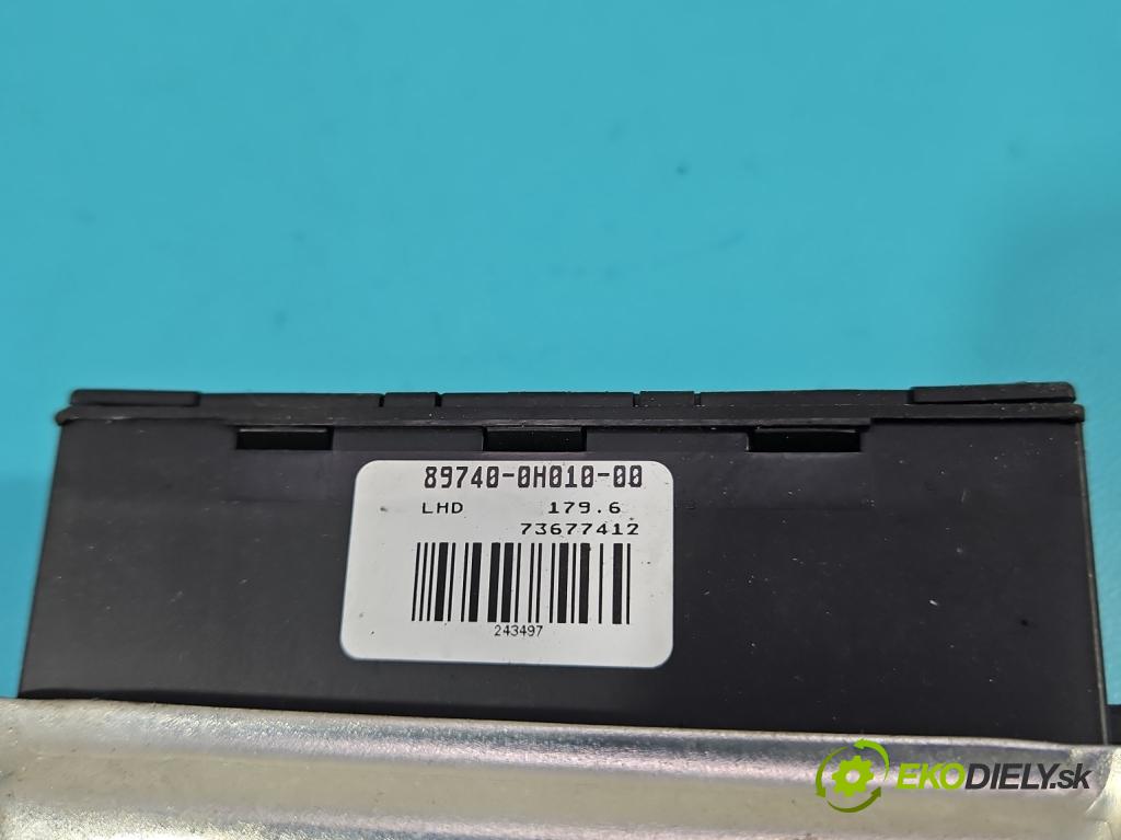 Toyota Aygo 2005-2014 1.0 68 hp manual 50 kW 998 cm3 5- řídící jednotka motoru 0261208702