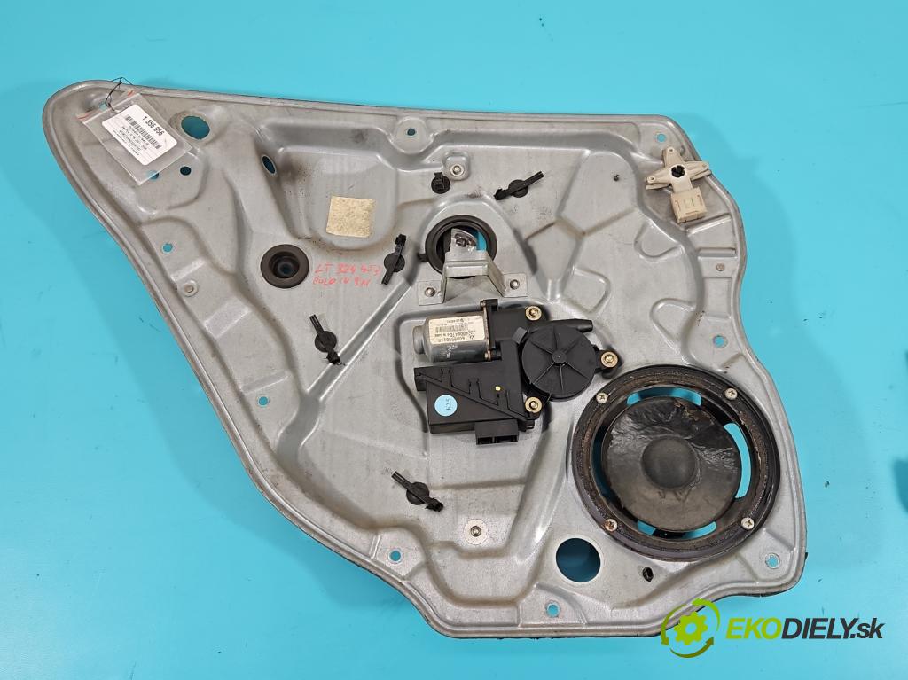 Vw Polo IV 9N 2001-2009 1.9 tdi 101 hp manual 74 kW 1896 cm3 5- mechanismus stahování zadní levý 6Q0959811A