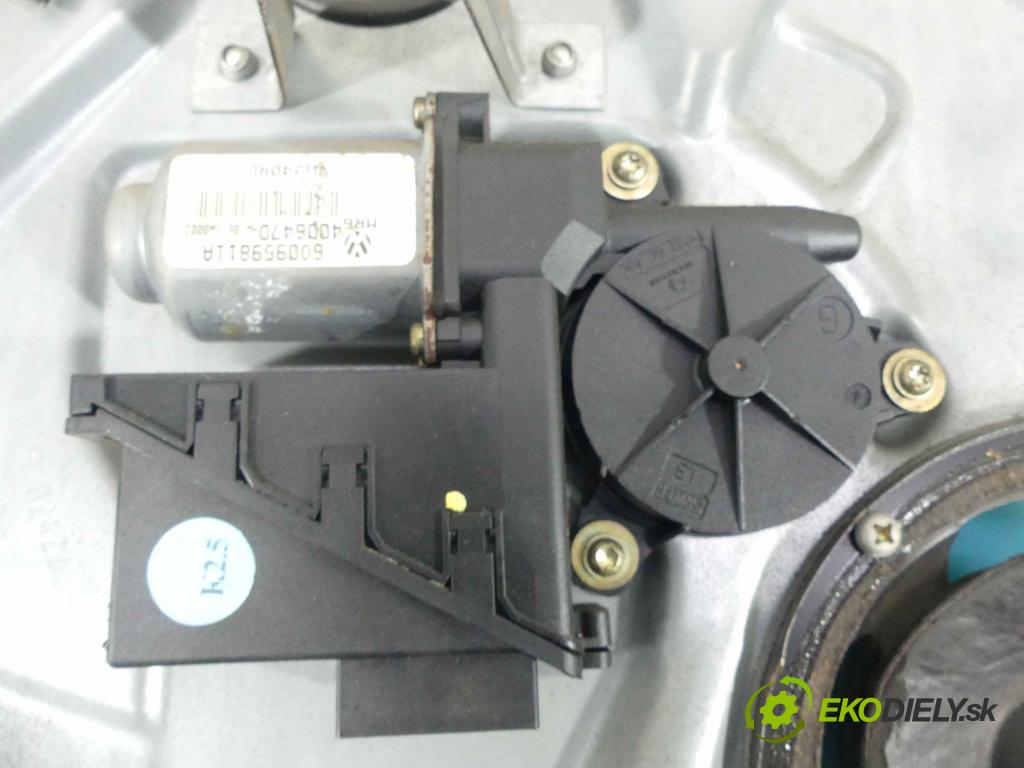 Vw Polo IV 9N 2001-2009 1.9 tdi 101 hp manual 74 kW 1896 cm3 5- mechanismus stahování zadní levý 6Q0959811A