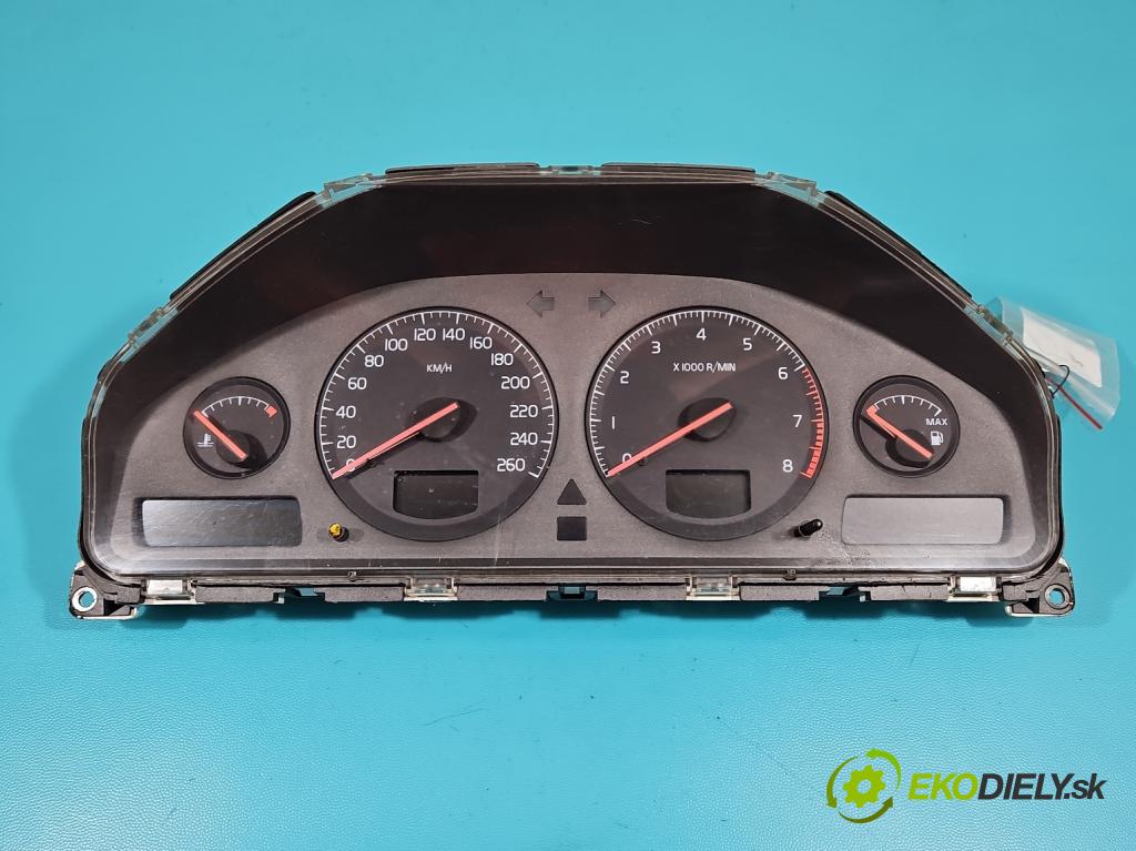 Volvo S80 I 1998-2006 2.4 20V 140 HP manual 103 kW 2435 cm3 4- prístrojovka/ budíky 9499668 (Prístrojové dosky, displeje)