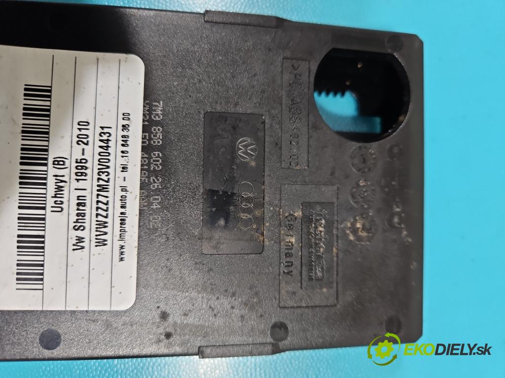 Vw Sharan I 1995-2010 1.9 tdi 116 HP manual 85 kW 1896 cm3 5- Rukojeť: na nápoje:  (Úchyty, držiaky na nápoje)