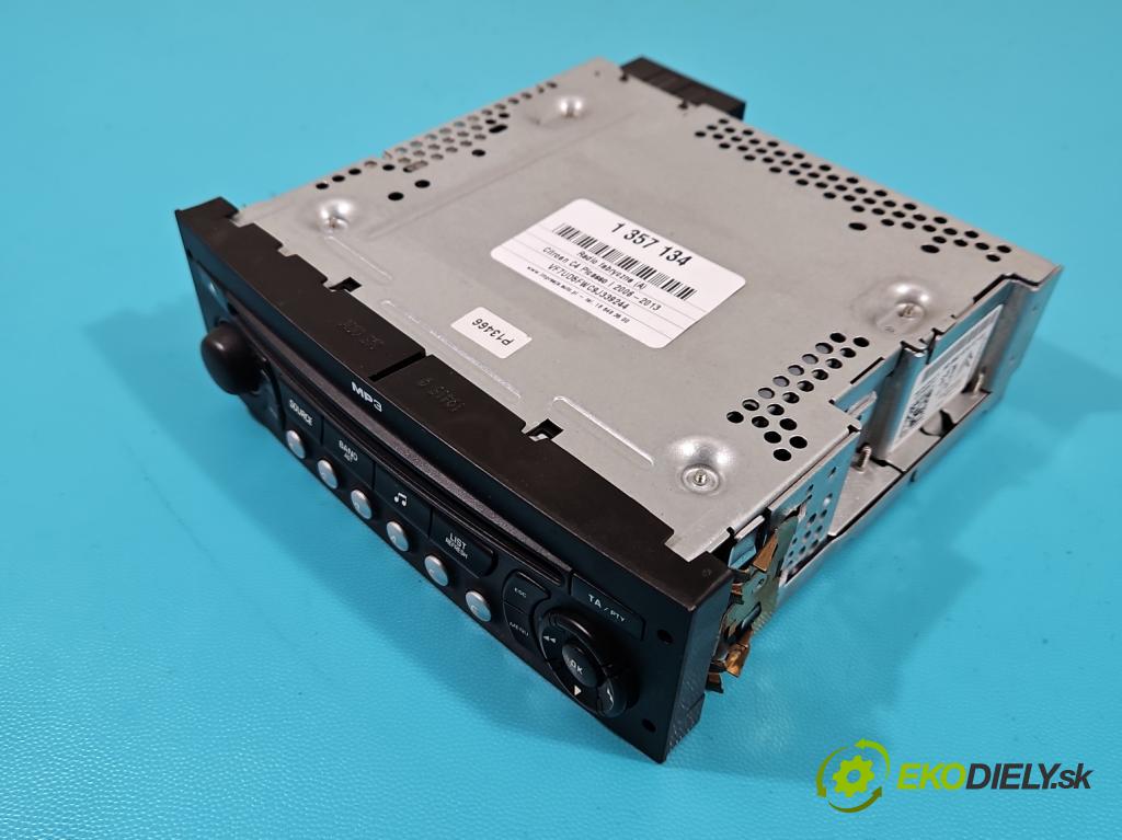 Citroen C4 Picasso I 2006-2013 1.6 16V 120 HP manual 88 kW 1598 cm3 5- Radio originál 96662670XT