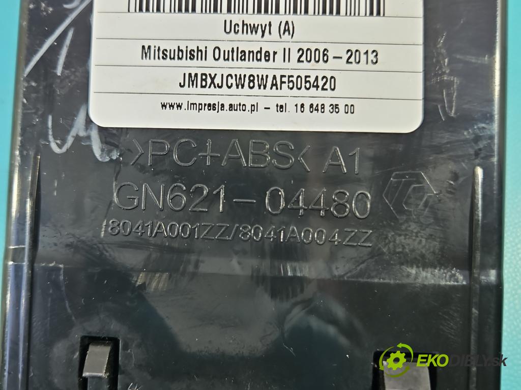 Mitsubishi Outlander II 2006-2013 2.0 DI-D 140 HP manual 103 kW 1968 cm3 5- Rukojeť: na nápoje: GN621-04480 (Úchyty, držiaky na nápoje)