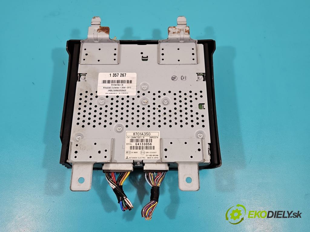 Mitsubishi Outlander II 2006-2013 2.0 DI-D 140 HP manual 103 kW 1968 cm3 5- Zesilovač: 8701A350 (Zosilňovače)