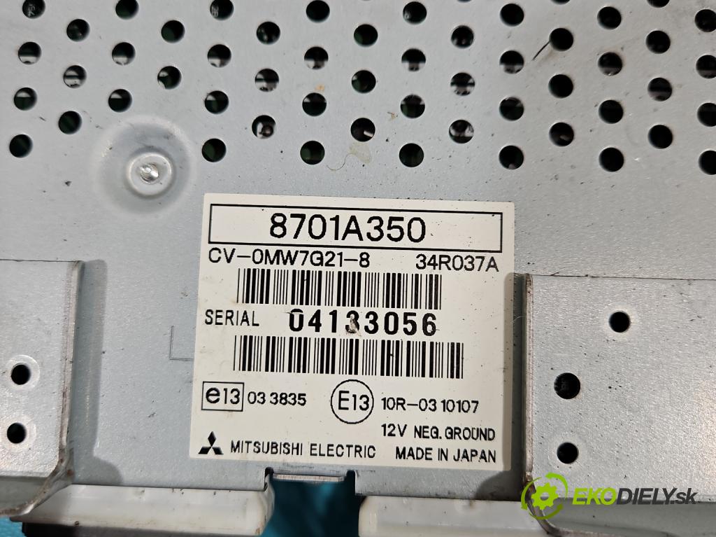 Mitsubishi Outlander II 2006-2013 2.0 DI-D 140 HP manual 103 kW 1968 cm3 5- Zesilovač: 8701A350 (Zosilňovače)