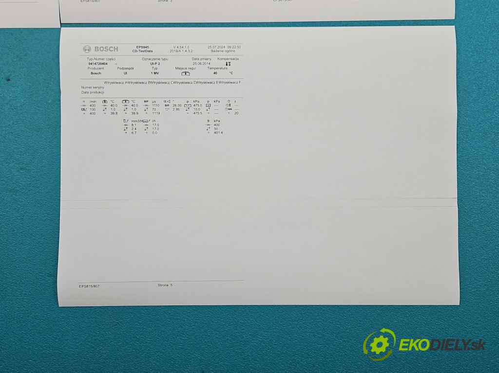Mitsubishi Outlander II 2006-2013 2.0 DI-D 140 HP manual 103 kW 1968 cm3 5- vstrekovacie čerpadlo 0414720404 (Vstrekovače)