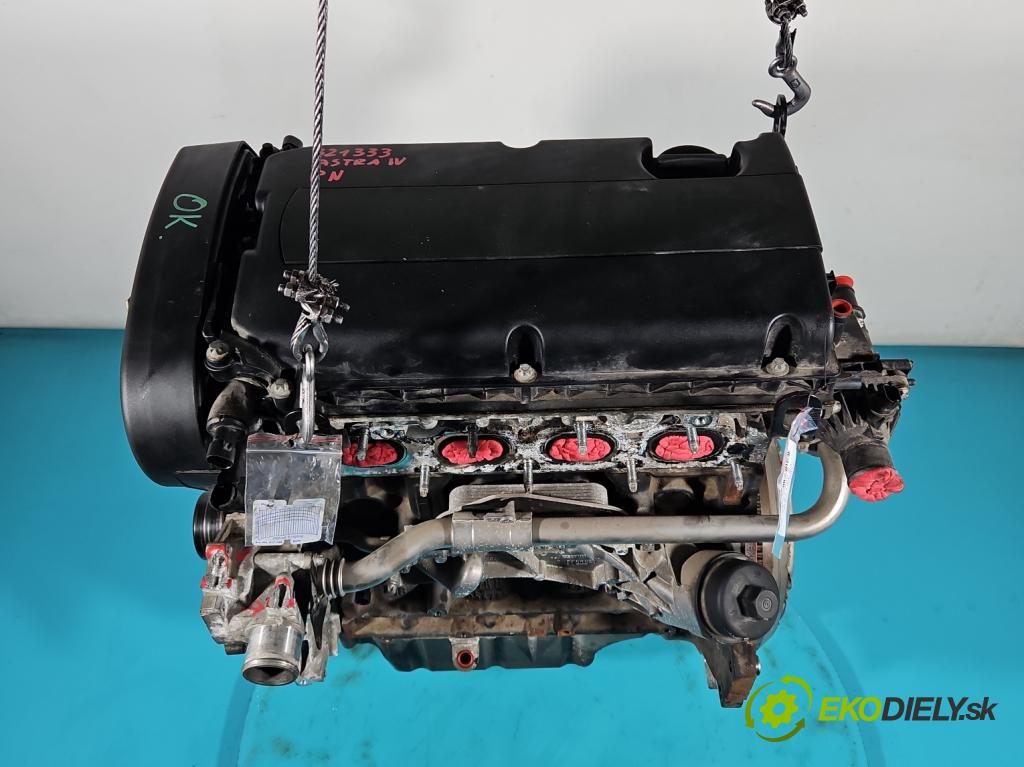 Opel Astra IV 2009-2015 1.6 16V 116 HP manual 85 kW 1598 cm3 4- motor benzín: B16XER
