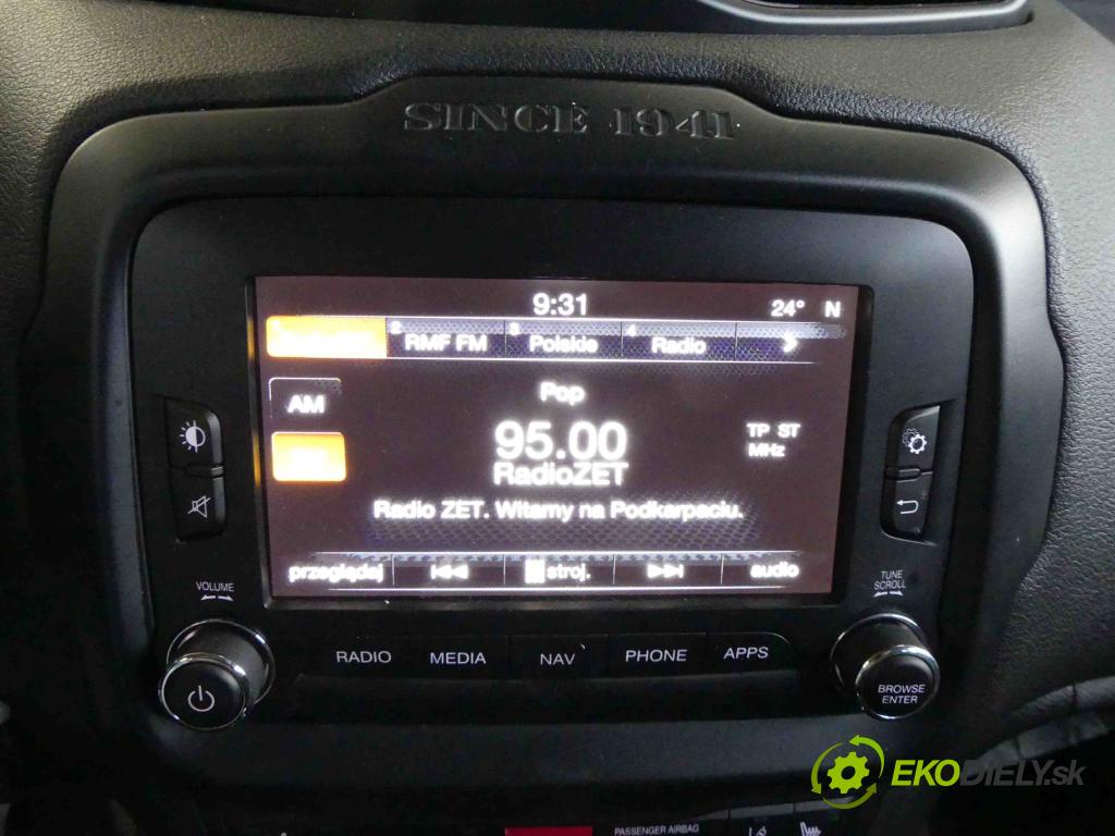 Jeep Renegade 2014- 2.0 CRD 140 HP manual 103 kW 1956 cm3 5- Radio originál 07356350730