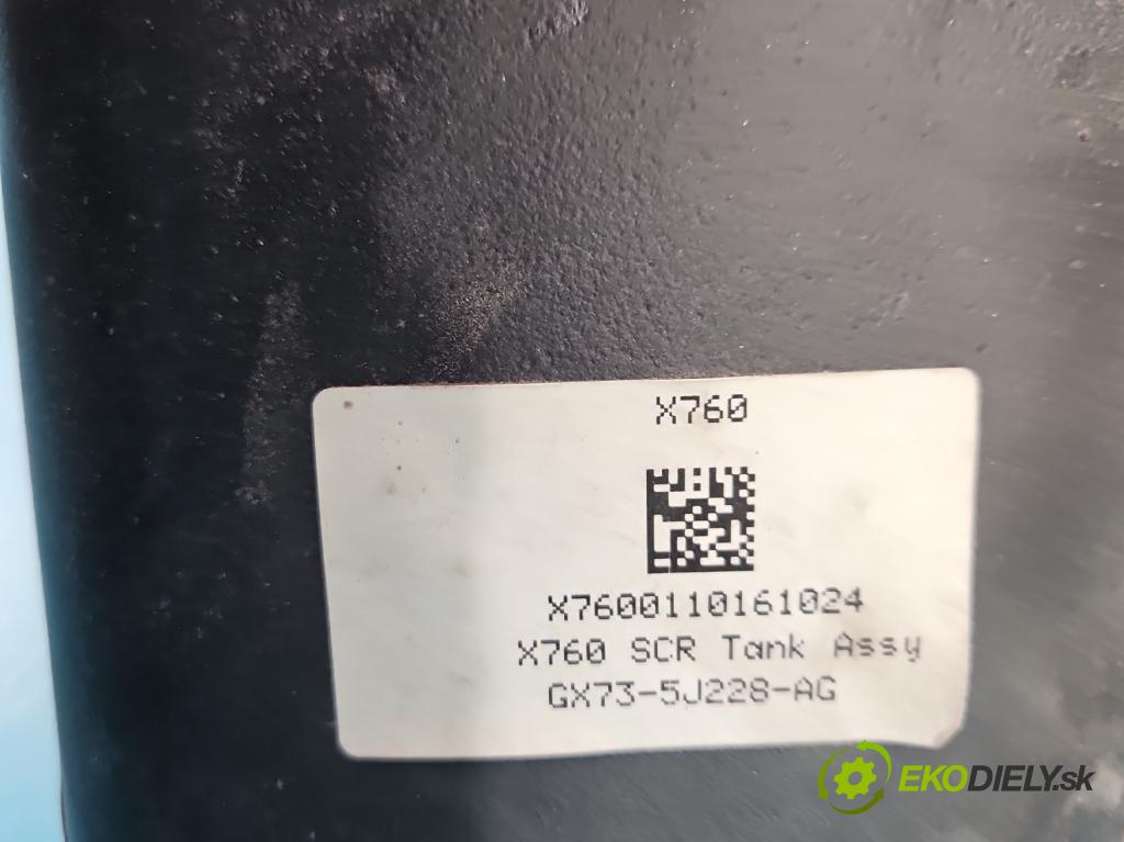 Jaguar XF II X260 2015- 2.0d 179KM automatic 132 kW 1999 cm3 4- Nádrž: AdBlue: GX73-5J228-AG