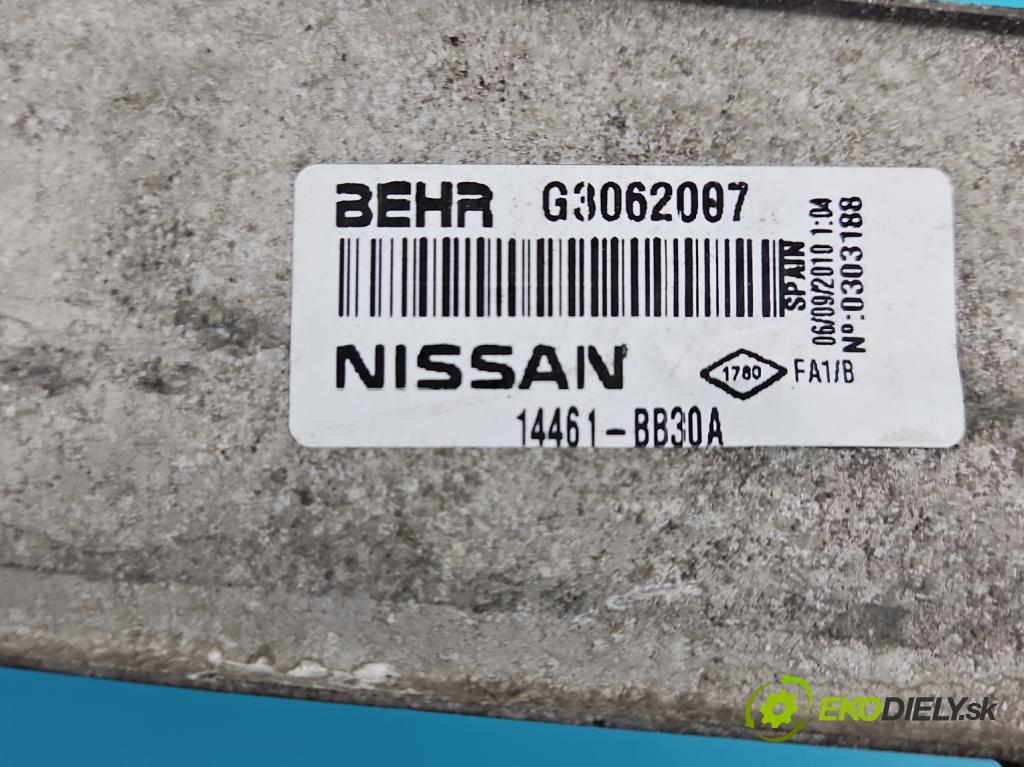 Nissan Qashqai I J10 2006-2013 2.0 dci 150 hp manual 110 kW 1995 cm3 5- Intercooler 1461-BB30A (Chladiče nasávaného vzduchu (intercoolery))