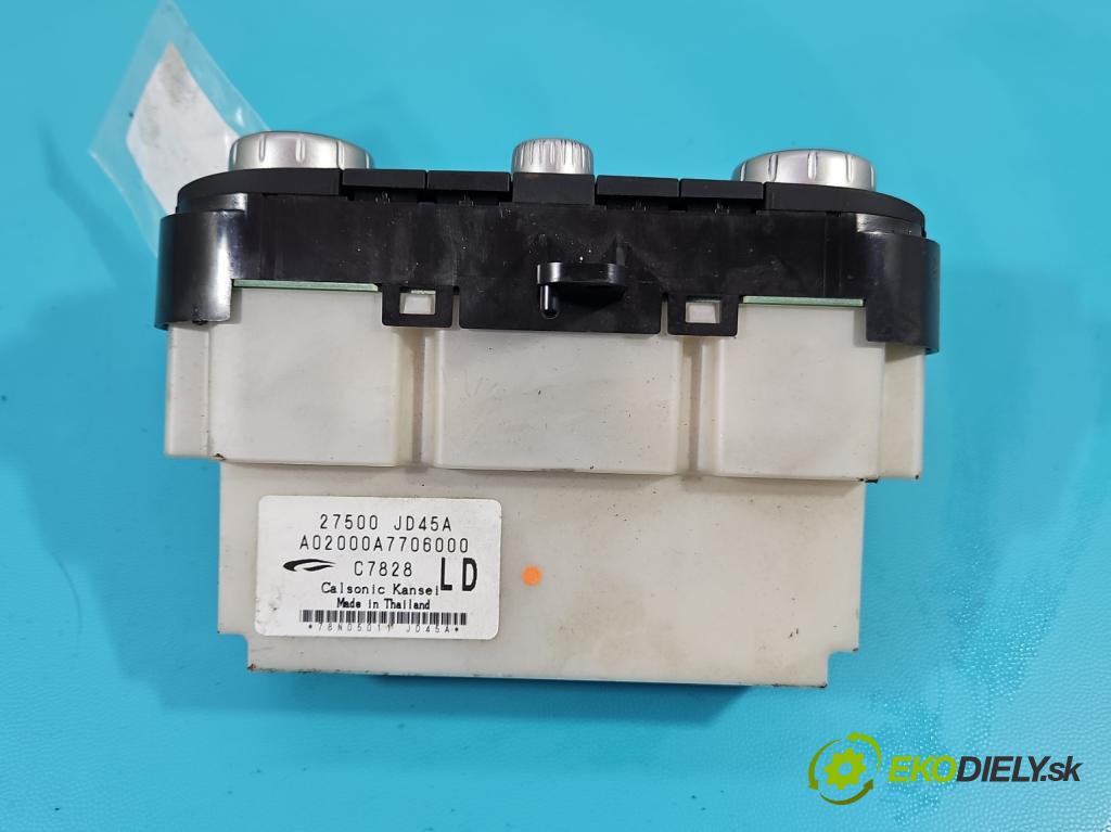 Nissan Qashqai I J10 2006-2013 2.0 dci 150 HP manual 110 kW 1995 cm3 5- panel kúrenia 27500-JD45A