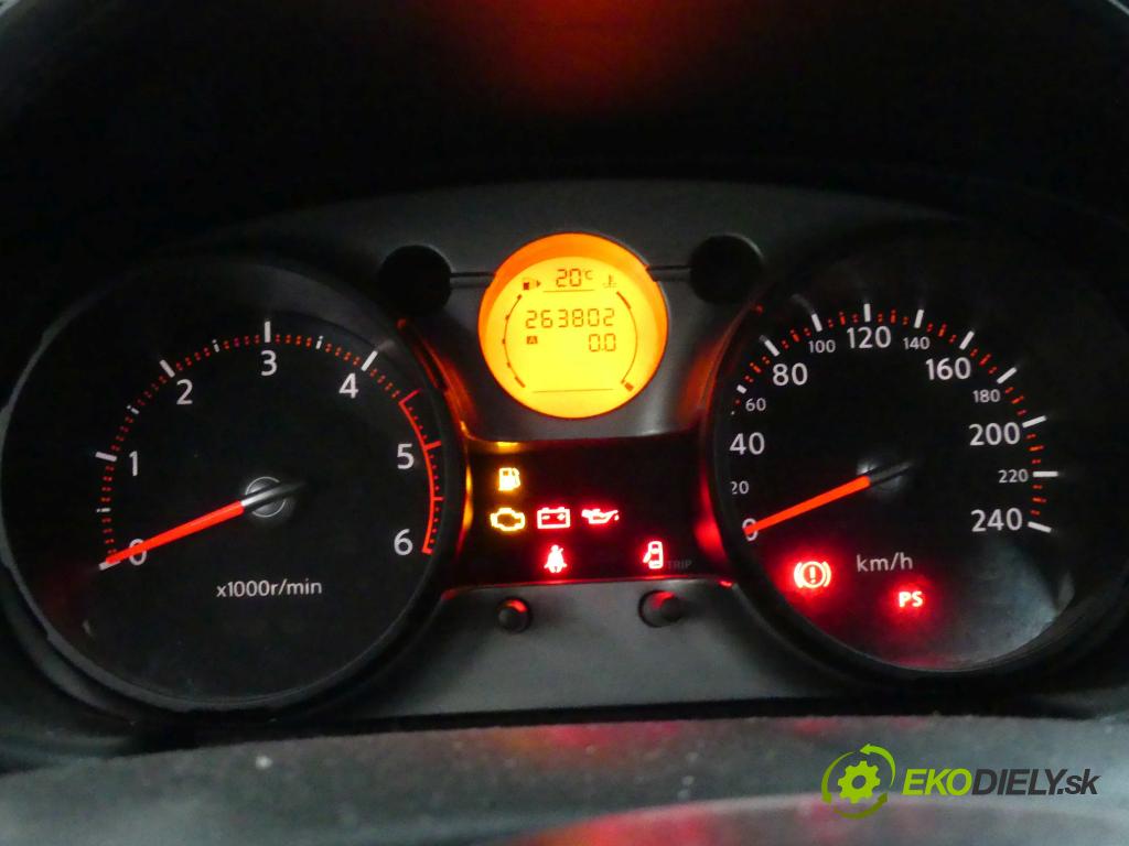 Nissan Qashqai I J10 2006-2013 2.0 dci 150 HP manual 110 kW 1995 cm3 5- prístrojovka/ budíky JD70D (Prístrojové dosky, displeje)