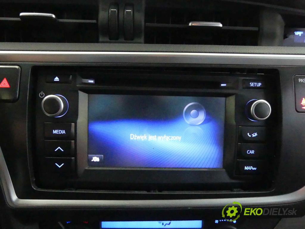 Toyota Auris II 2012-2018 1.4 D4D 90 HP manual 66 kW 1364 cm3 5- Radio originál 86140-02290