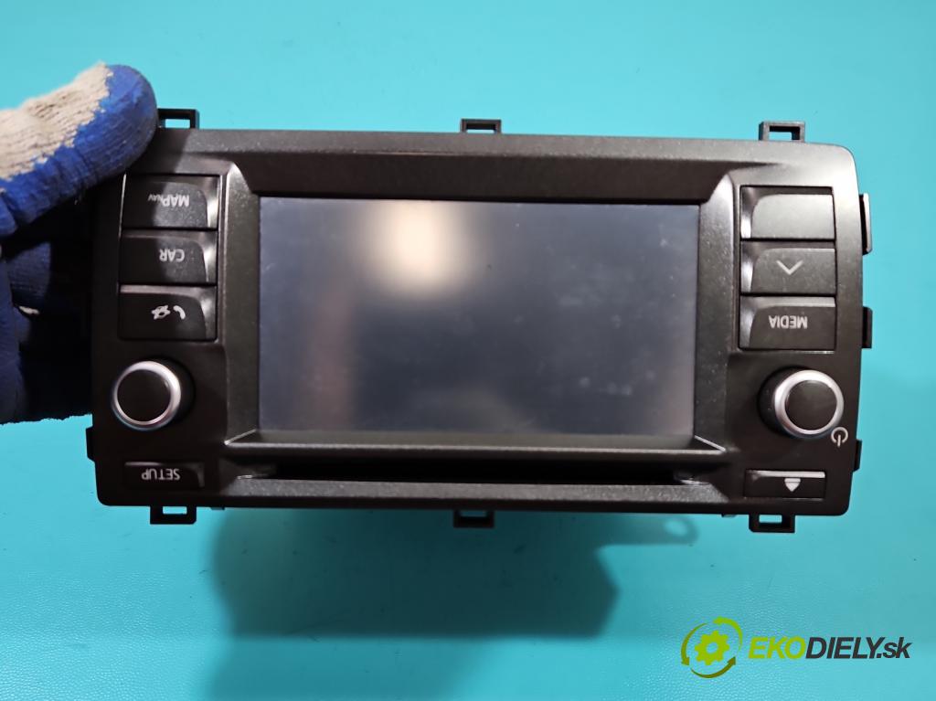 Toyota Auris II 2012-2018 1.4 D4D 90 HP manual 66 kW 1364 cm3 5- Radio originál 86140-02290