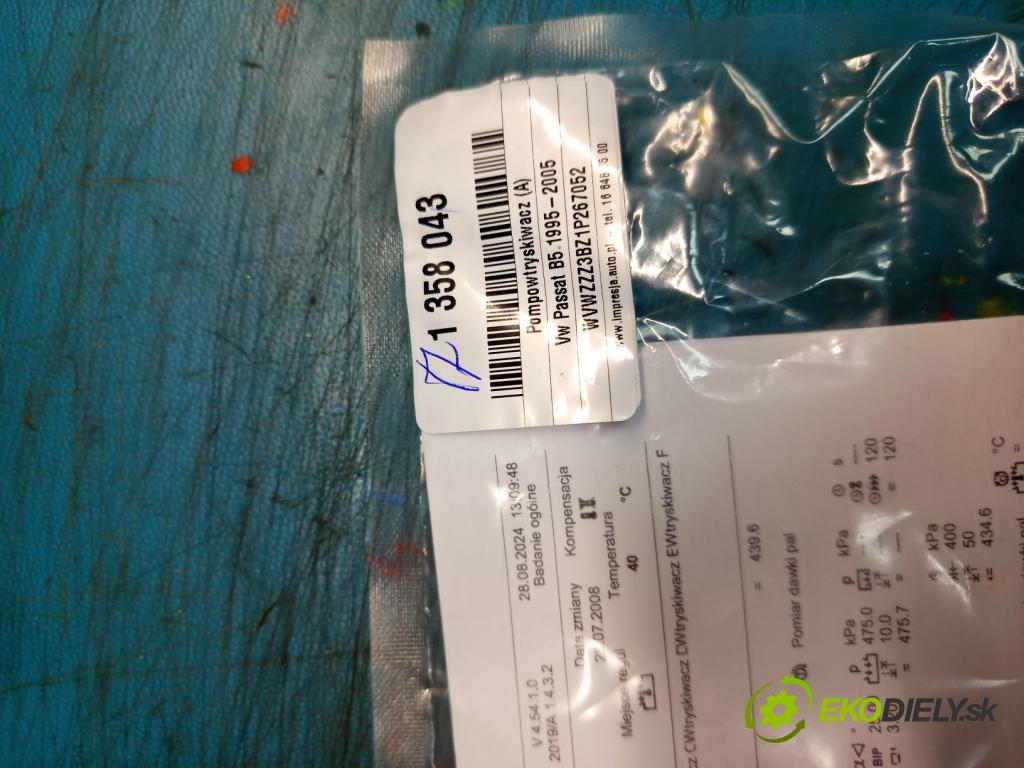 Vw Passat B5 1995-2005 1.9 tdi 131 hp manual 96 kW 1896 cm3 4- vstřikovací čerpadlo 0414720028 (Vstřikovač paliva)