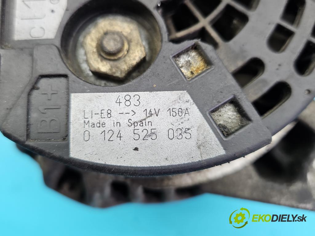 Peugeot 206 2.0 hdi 90 hp manual 66 kW 1997 cm3 5- Alternator 0124525035 (Alternátory)