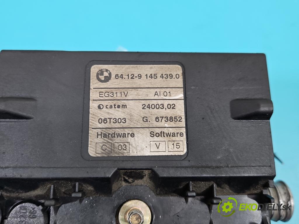 Bmw X3 E83 2003-2010 2.0d 150 hp manual 110 kW 1995 cm3 5- Ohřívač: vody 9145439 (Ohřívání, ventilace)