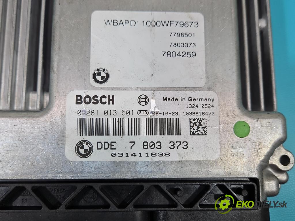 Bmw X3 E83 2003-2010 2.0d 150 hp manual 110 kW 1995 cm3 5- řídící jednotka motoru 0281013501