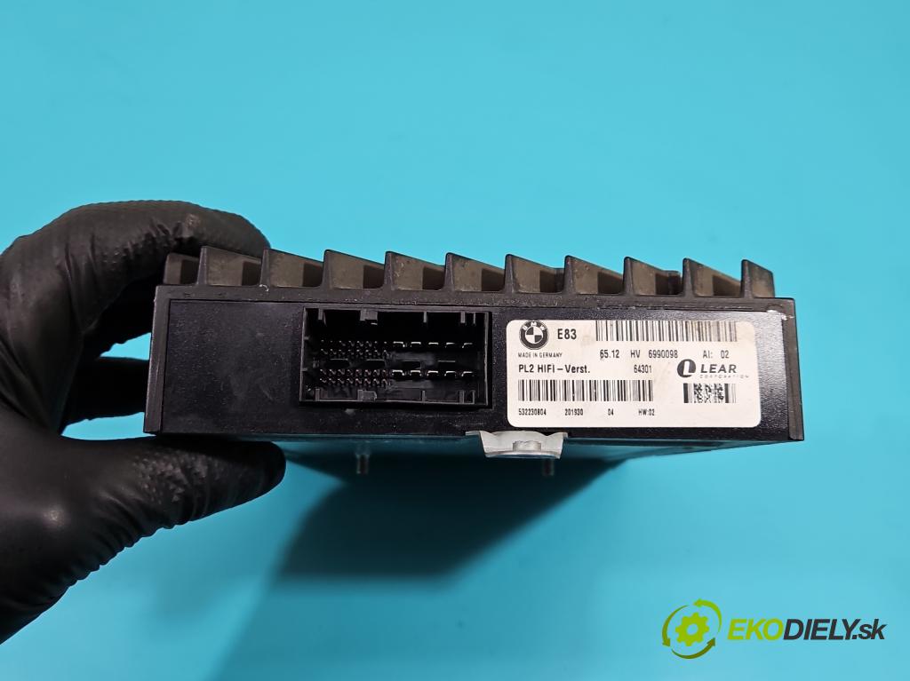 Bmw X3 E83 2003-2010 2.0d 150 HP manual 110 kW 1995 cm3 5- Zesilovač: 6990098 (Zosilňovače)