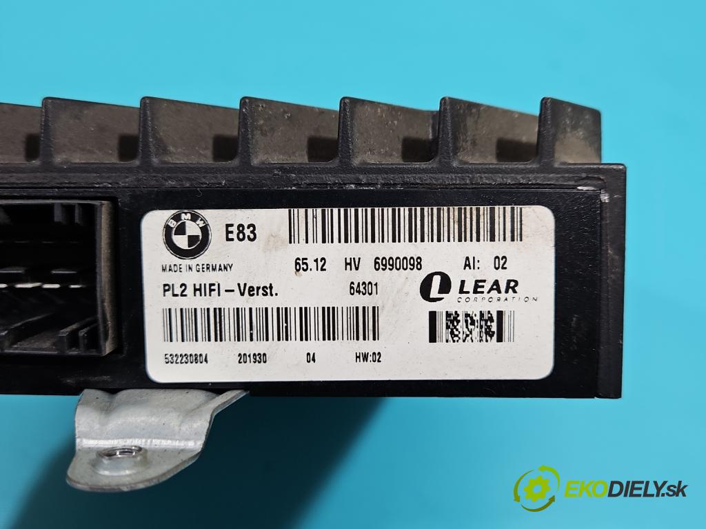 Bmw X3 E83 2003-2010 2.0d 150 HP manual 110 kW 1995 cm3 5- Zesilovač: 6990098 (Zosilňovače)