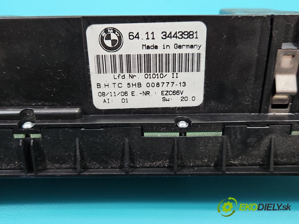 Bmw X3 E83 2003-2010 2.0d 150 HP manual 110 kW 1995 cm3 5- panel kúrenia 3443981