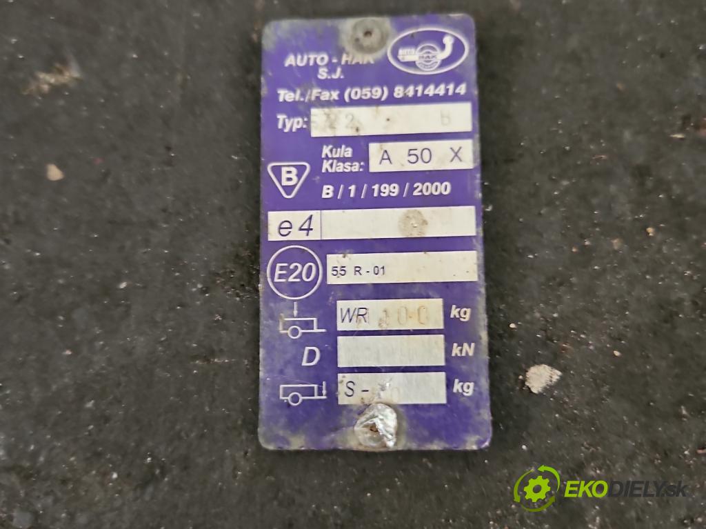 Honda Fr-v 2.2 i-CTDi 140 hp manual 103 kW 2204 cm3 5- oko tažné 5C021-V1 (Tažná zařízení)