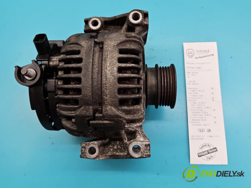 Opel Vectra C 2002-2008 2.2 16V 147 hp manual 108 kW 2198 cm3 4- Alternator 0986044010 (Alternátory)