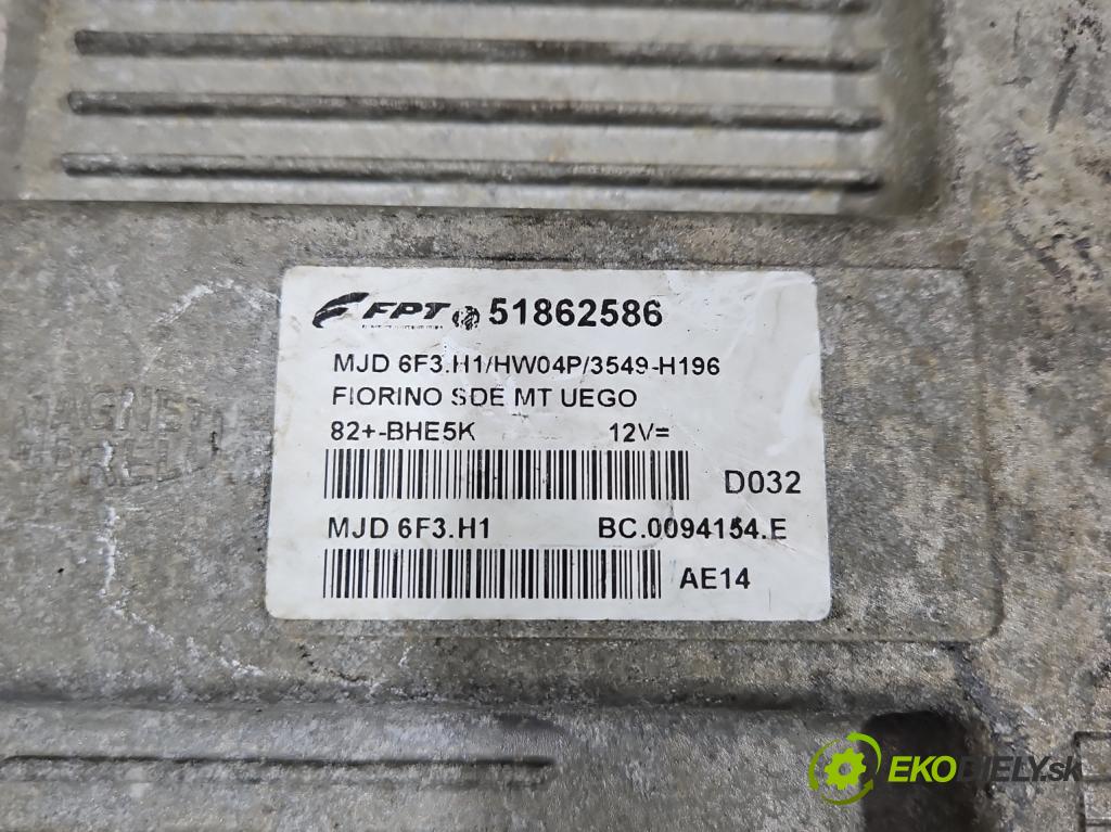 Fiat Fiorino III 2007- 1,3.0 jtd 75 hp manual 55 kW 1248 cm3 5- řídící jednotka motoru 51862586