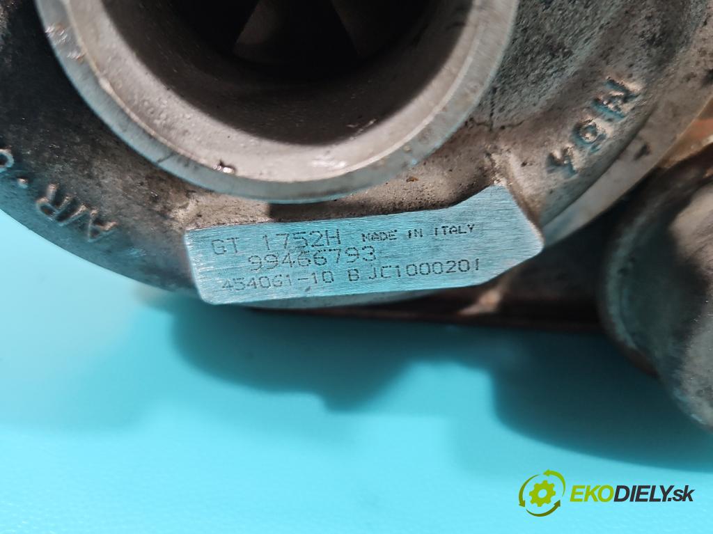 Renault Master II 1998-2010 2.8 TD 114 HP manual 84 kW 2799 cm3 5- turbodúchadlo, turbo 454061-10 (Turbodúchadlo (kompletné))