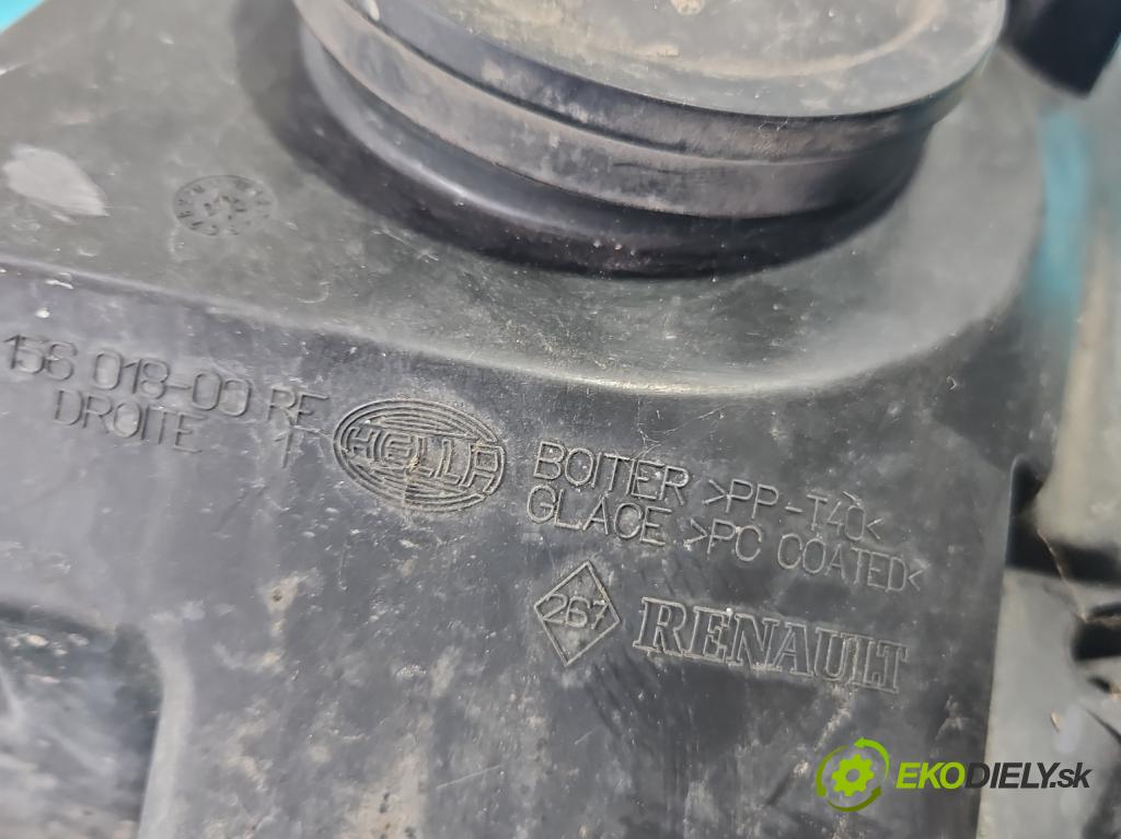 Renault Clio II 1998-2012 1,2.0 8V 58 HP manual 43 kW 1149 cm3 3- Reflektor: pravý  (Pravé)