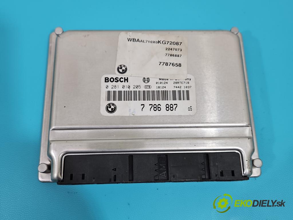 Bmw 3 E46 1998-2007 2.0d 136hp manual 100 kW 1951 cm3 4- řídící jednotka motoru 0281010205
