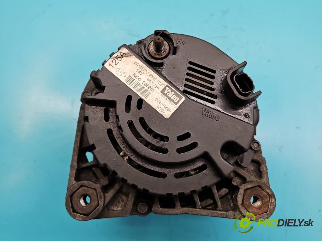 Renault Master II 1998-2010 2.2 dci 150 HP manual 110 kW 2188 cm3 5- Alternator 8200206251 (Alternátory)