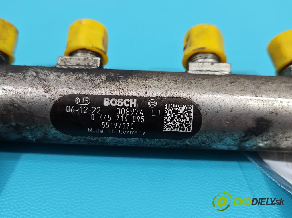 Fiat Bravo II 2007-2014 1.9 jtd 120 HP manual 88 kW 1910 cm3 5- lišta vstrekovacia 0445214095 (Vstrekovacie lišty)